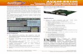 AVX48-ES100 datasheet