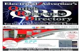 July 2014 Quick Reference Directory - Electrical Advertiser