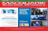Macquarie Business Directory - Spring 2012