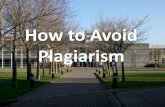 Tutorial: How to avoid plagarism