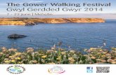 Gower Walking Festival Brochure 2014