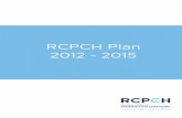 RCPCH College Plan 2012-2015