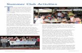 Summer Club Activities