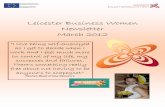 March 2012 Newsletter Leicester Business Women