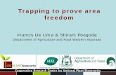 Trapping to prove area freedom