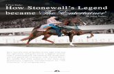 A Case Study: How Stonewall's Legend became The Entertainer. Show Horse April 2009