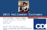 2013 Halloween Costumes at the CDI College Laval Campus in Quebec