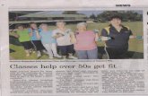 Classes help over 50s get fit