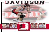 2011-12 Davidson Wrestling Media Guide