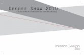 Interior design degree show booklet