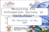 Measuring the information society in South Africa