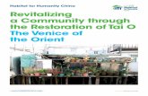 Revitalizinga Community through the Restoration of Tai O - The Venice ofthe Orient