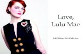 Love, Lulu Mae Fall 2011