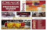 Crealdé Fall 2013 Program Guide