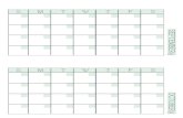 Blogging Calendar Printable