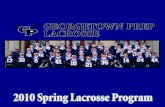 2010 Georgetown Prep Lacrosse Program and Media Guide