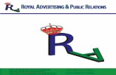 Royal Advertising and PR letterhead