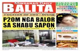mindanao daily balita november 25 issue