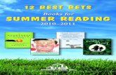12 Best Bets: Books for Summer Reading 2010-2011