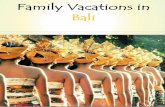 Family Vacations in Bali