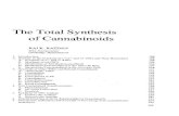 The Total Synthesis of Cannabinoids