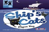 Ship's Cats paper toy