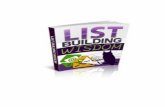 Easy List Building Wisdom Book 1