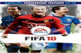 EA Fifa 10 Fixtures Guide 2009/2010