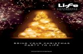 Life Conference and Banqueting Christmas Brochure 2014