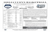 UConn MBB NCAA Tournament Game Notes, vs. Michigan State, 3/29/14
