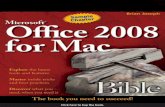 Microsoft Office 2008 for Mac Bible Sample Chapter
