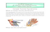 Carpel tunnel syndrome