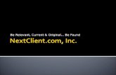 Web Design Firm called NextClient