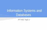 Information systems and databases