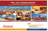 Fly via Hyderabad - Bhubaneshwar