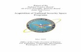 Acquisition of National Security Space Programs (2003)