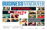 Business in Vancouver's Forty under 40 2011