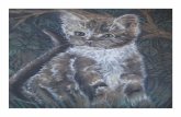 Pastel Kitten Painting