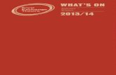 Royal Exchange Theatre What's On Guide Autumn Winter 2013/2014