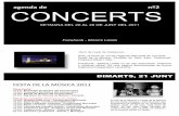 Agenda Concerts nº2