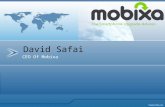 David Safai Is The CEO Of Mobixa