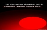 IAFOR 2012 Report