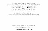 Three Great World Prophets - Moses, Jesus, Muhammad