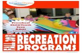 Fall 2013 Recreation Programs