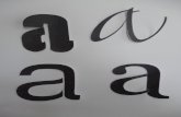 Birth of a Font a Lowercase