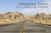 Changing Parks in a Changing Climate