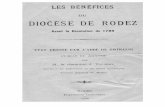 Benefices du Diocèse de Rodez - Partie 1