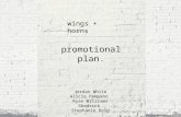 Wings + Horns Promotional Marketing Plan Presentation