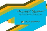 City of Lee's Summit FY 2014 Budget