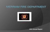 Merriam Fire Department 2011 Annual Report